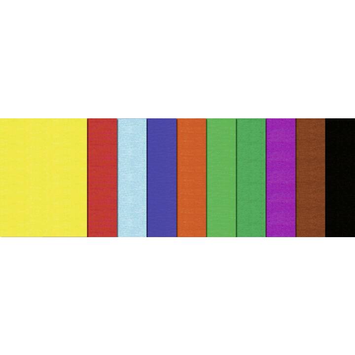 URSUS Papier crépon (Multicolore, 10 pièce)