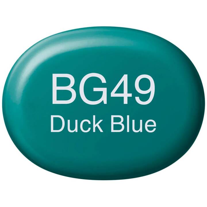 COPIC Marcatori di grafico Sketch BG49 Duck Blue (Blu, 1 pezzo)