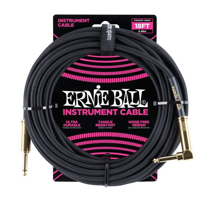 ERNIE BALL Câble de raccordement (Jack 6.35 mm, 5.49 m)