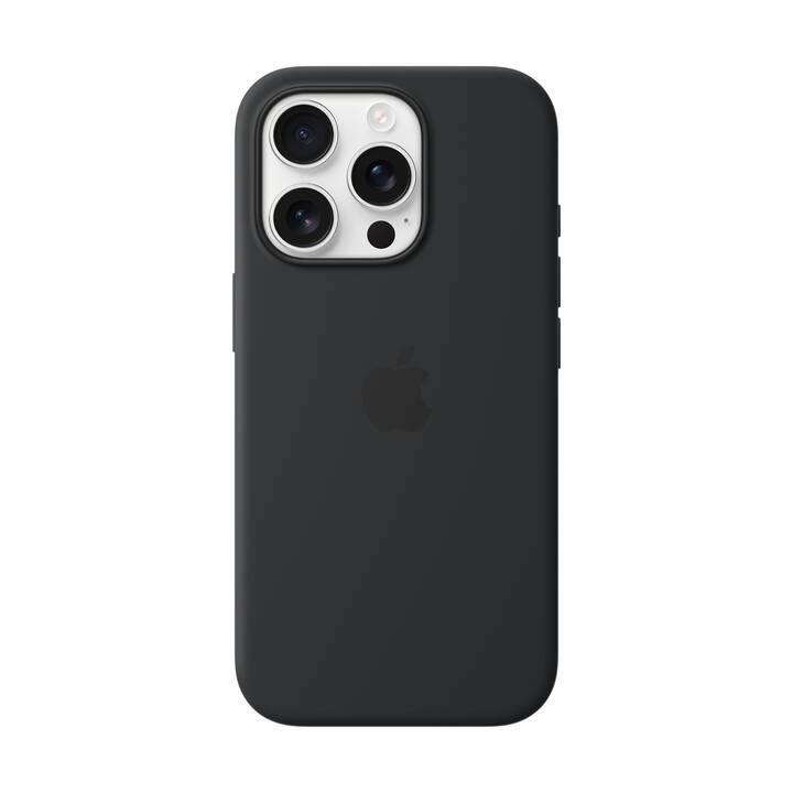 APPLE Backcover Silicone Case MagSafe (iPhone 16 Pro, Noir)