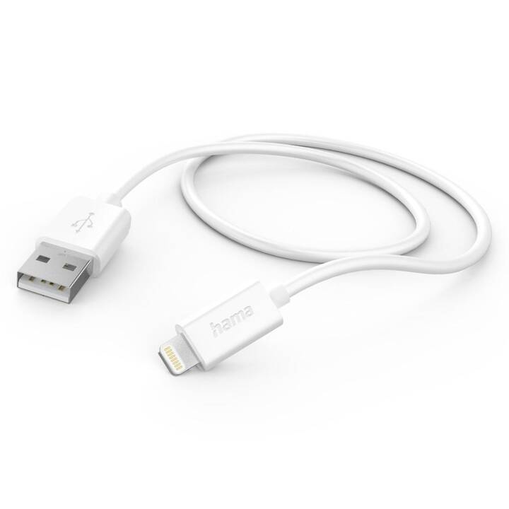 HAMA Kabel (Lightning, USB Typ-A, 1 m)