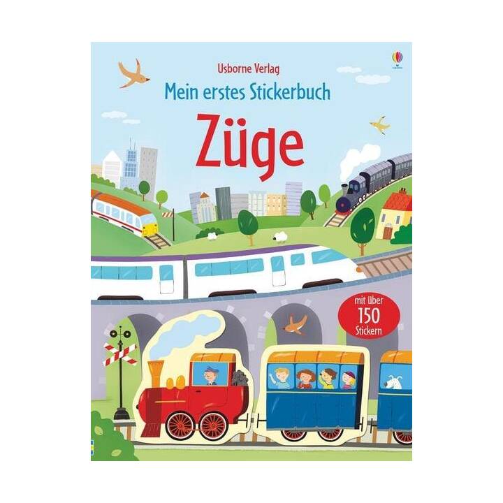 Mein erstes Stickerbuch: Züge