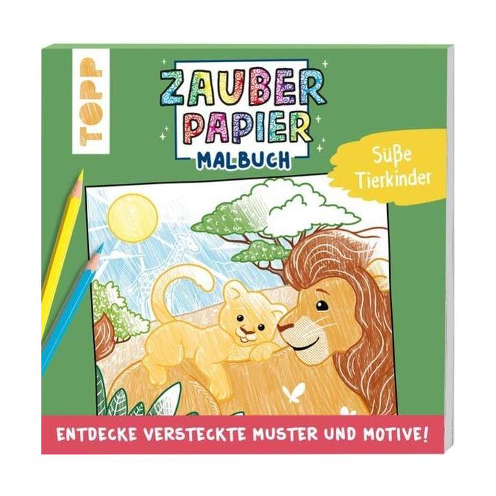 Zauberpapier Malbuch Süsse Tierkinder