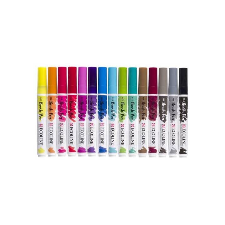 TALENS Ecoline Crayon feutre (Multicolore, 15 pièce)