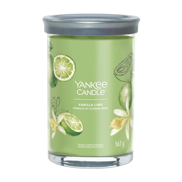 YANKEE CANDLE Signature Vanilla Lime Bougie parfumée