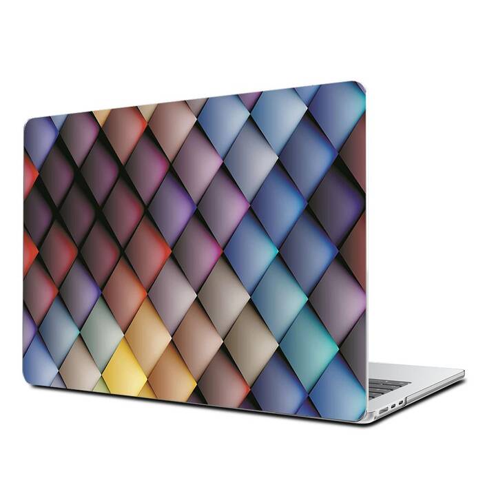 EG Hardcase (MacBook Air 13" M3 2024, Geometrico, Multicolore)