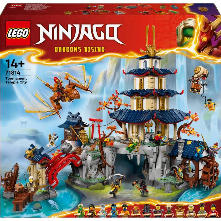 LEGO Ninjago La ville au temple du tournoi (71814, Difficile à trouver)
