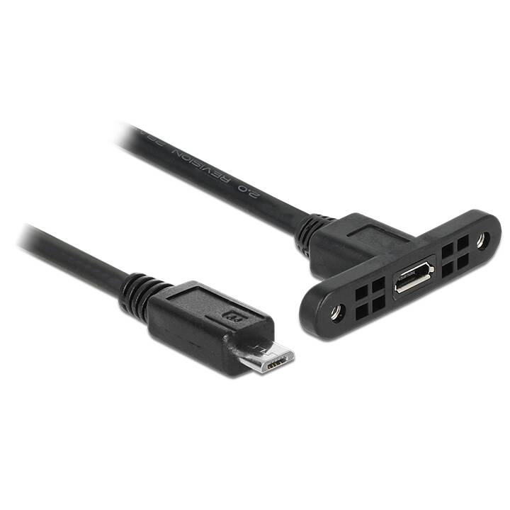 DELOCK Câble USB (Micro USB Typ B, Micro USB 2.0 Type-B, 1 m)