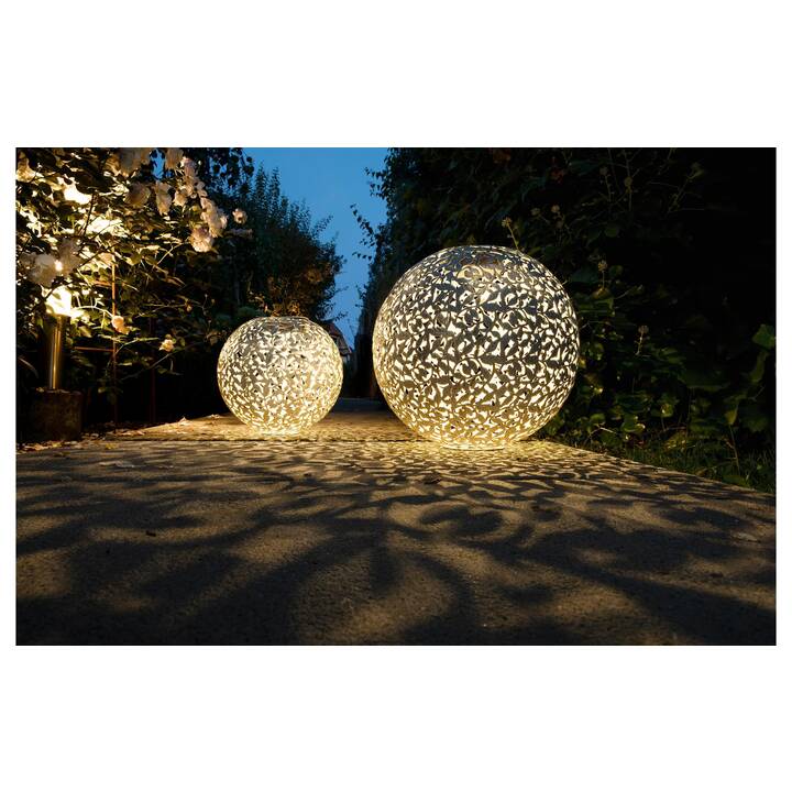 STT AG Laterne Antic Ball (LED, Solar, Weiss)