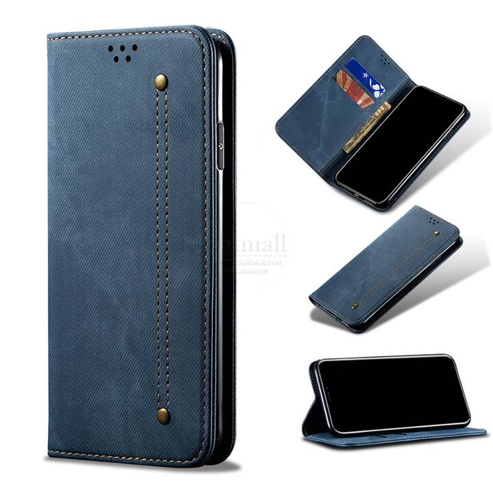 EG Mornrise étui portefeuille pour Xiaomi Mi Note 10 lite 6.47 "(2020) - bleu